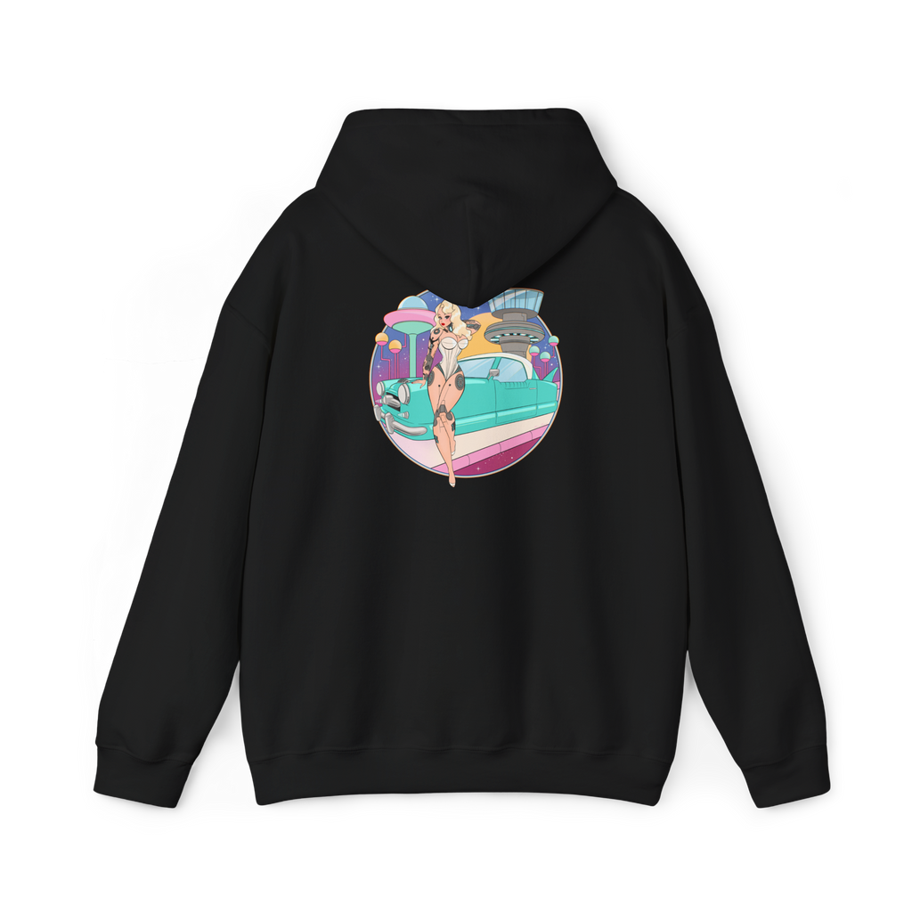 Black Pinup Pixie Hoodie