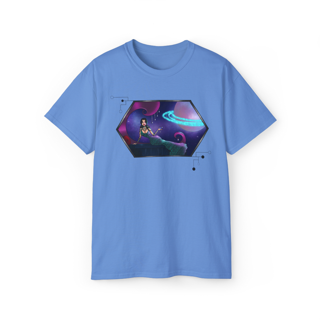 Blue Unisex Cosmic Siren Tee