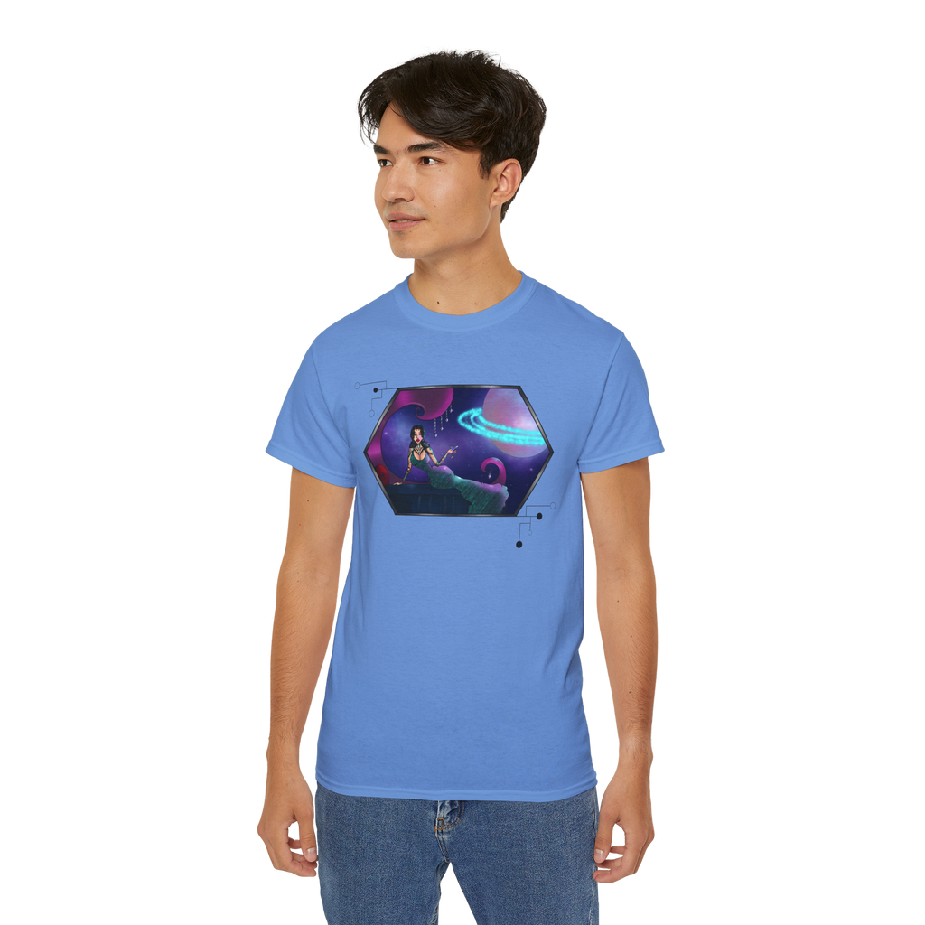 Blue Unisex Cosmic Siren Tee