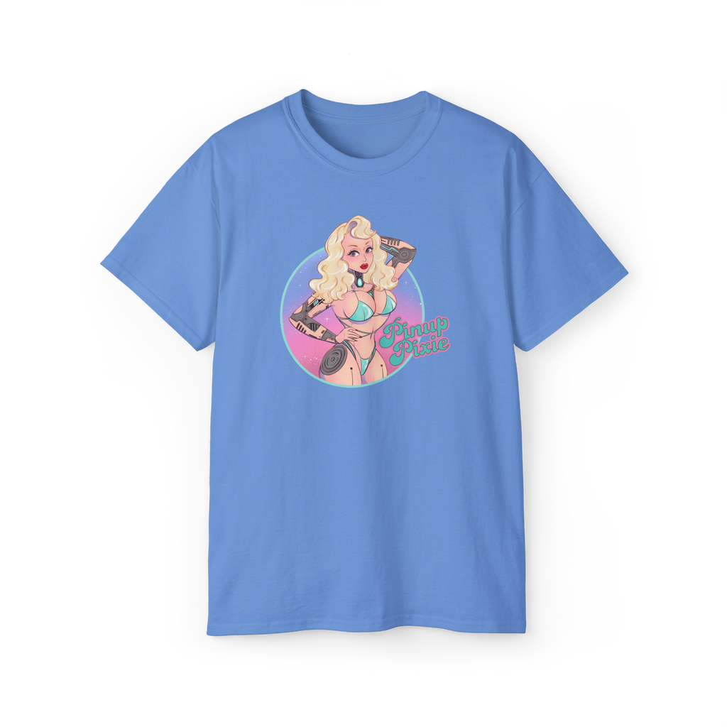 Blue Unisex Bikini Droid Tee