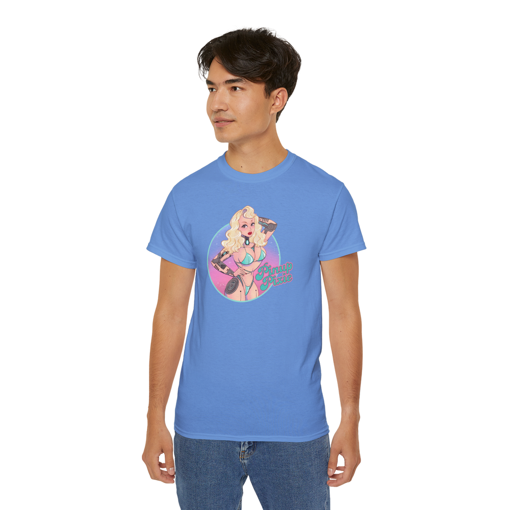 Blue Unisex Bikini Droid Tee