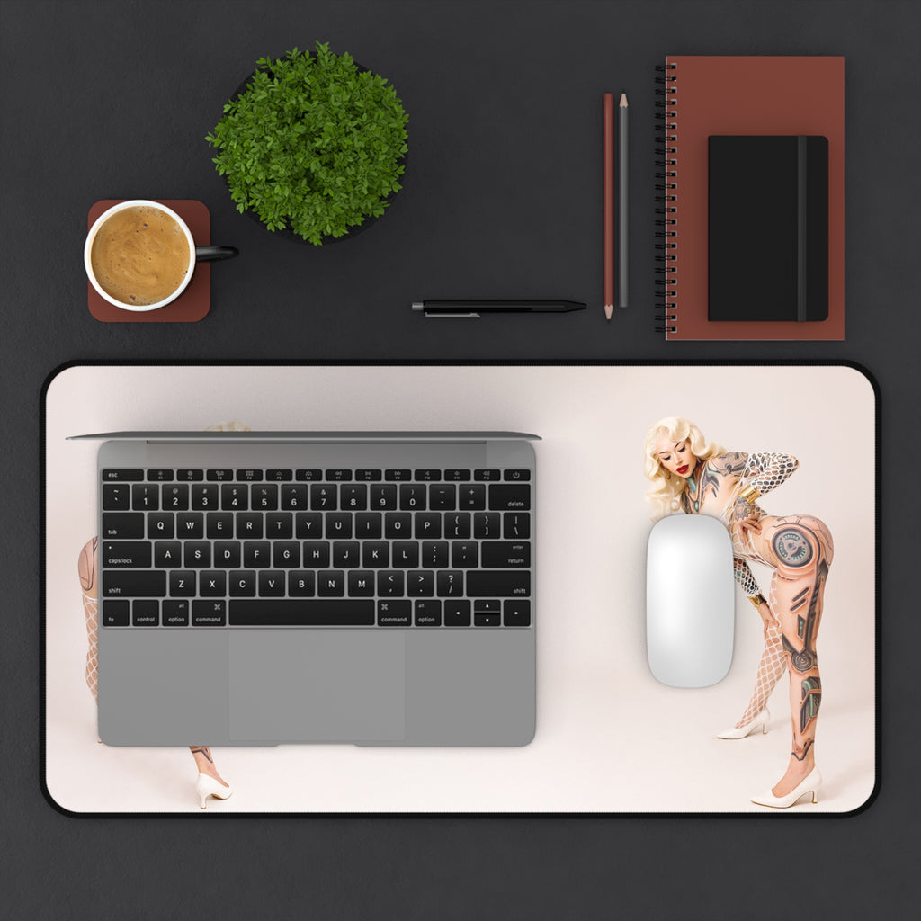 Fishnet Pixie Spicy Desk Mat