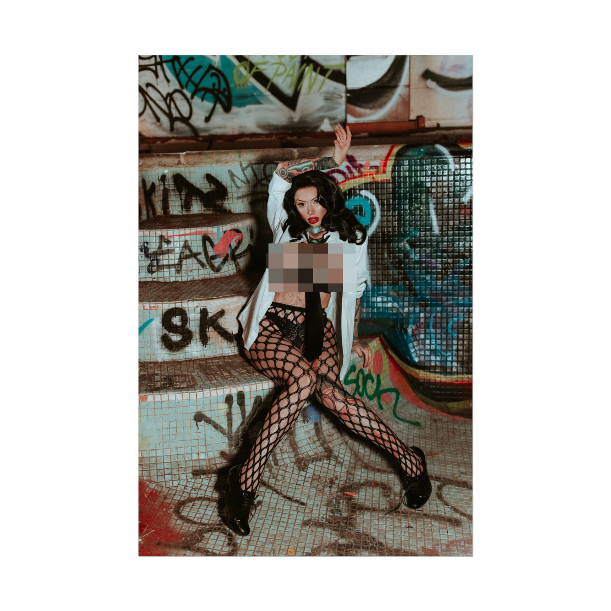 Edgy Pixie Spicy Poster