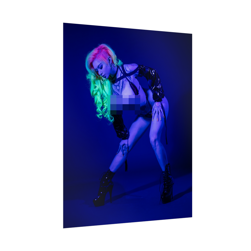 Vibrant Glow Spicy Poster