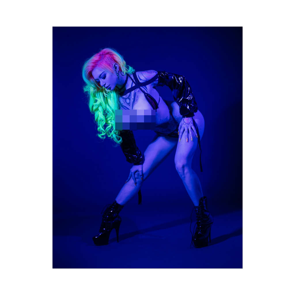 Vibrant Glow Spicy Poster